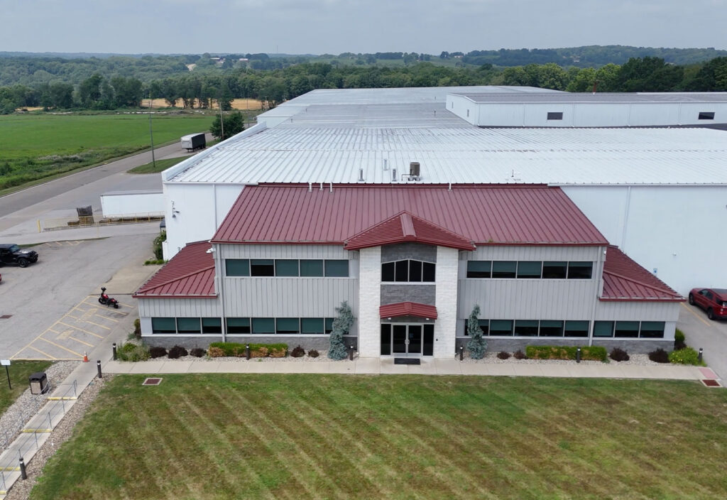 Birdseye view of warehouse built by Top Property Holdings